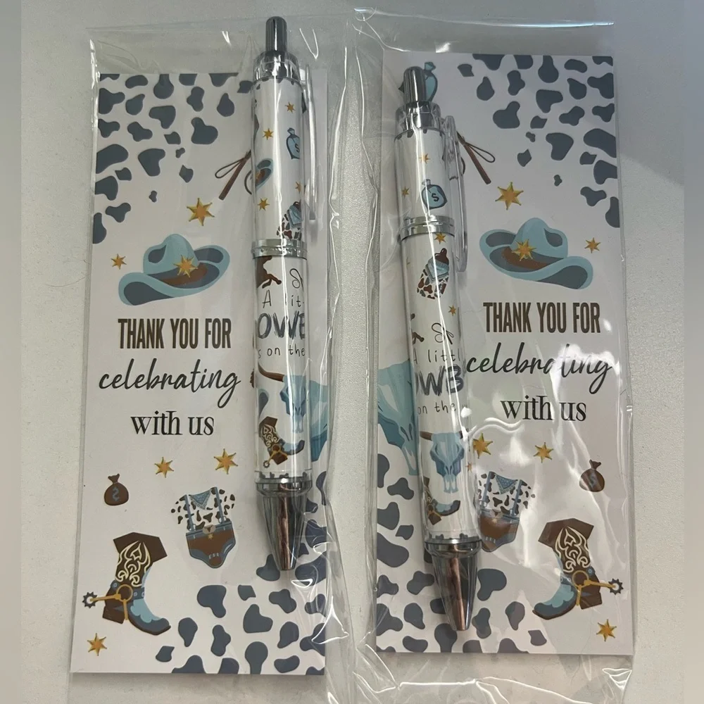Little Cowboy Baby Shower Ballpoint Pen Party Favor